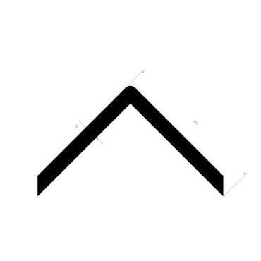 Hjørnebeskyttese Gummi