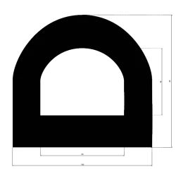 D-Fender 100x95 EPDM