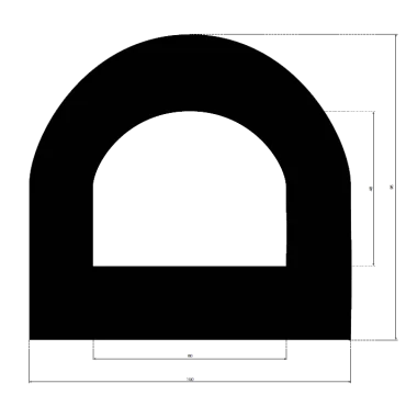D-Fender 100x95 EPDM