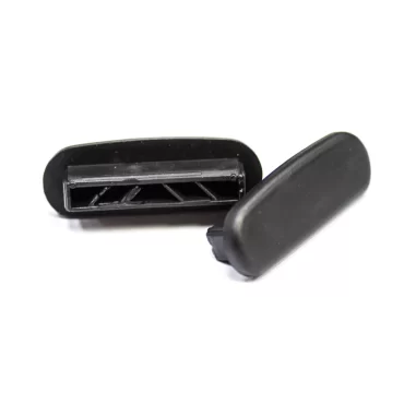 Endestykke for gelænderliste 40mm Sort