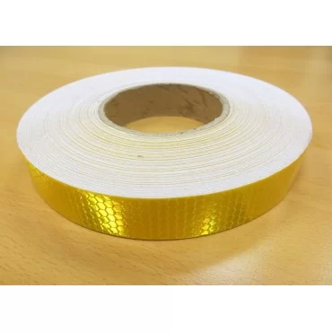 Reflakstape Guld/Gul 25mm