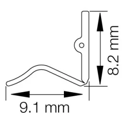 Primo 0102 Hvid - 6m Rulle