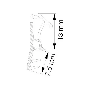 Primo 5765 Svejseliste Grå