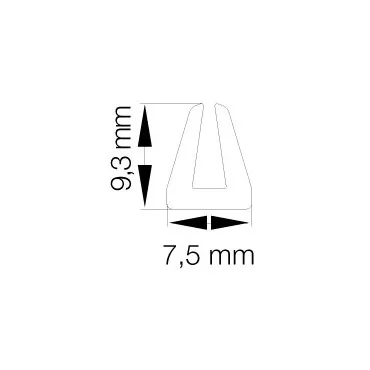 Primo 0807 til 3mm Hvid - 25m Rulle