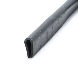 U-Profil 6mm afrundet Gummi