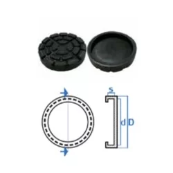 Liftgummi rund Ø130mm
