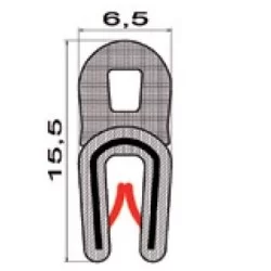 Kantliste 0,5-2mm m. toptæt.