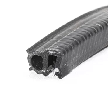 Kantliste 1-4mm Sort Silikone