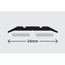 914mm overgangsliste i alu model 10