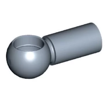 Kuglehoved til Ø10mm Stål