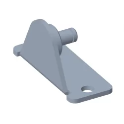 Vinklet Beslag Ø6mm