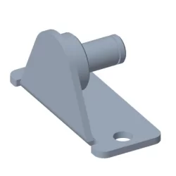 Vinklet Beslag Ø8mm