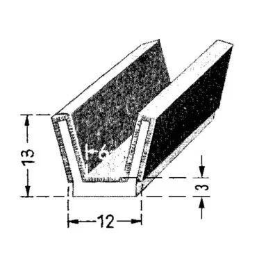 Kanalliste 6mm m.filt