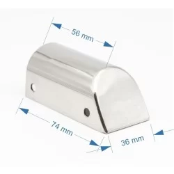 Universal afslutning 7101 Rustfri