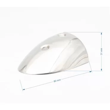 52mm Endestykke Rustfri