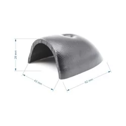 RADIAL 30mm PVC Endestykke