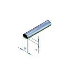 Kromliste 8mm m. klæb