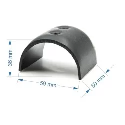 RADIAL 52/65mm PVC Samlestykke