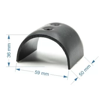 RADIAL 52/65mm PVC Samlestykke