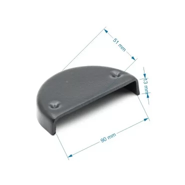 BINO 90 Endestykke Plast