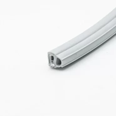 1-2mm Kantliste SILIKONE Grå m. sidetæt