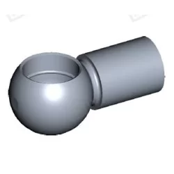 Ballskål Ø10mm Stål