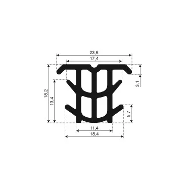 T-Profil 12mm
