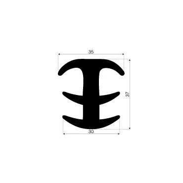 T-Profil 12mm